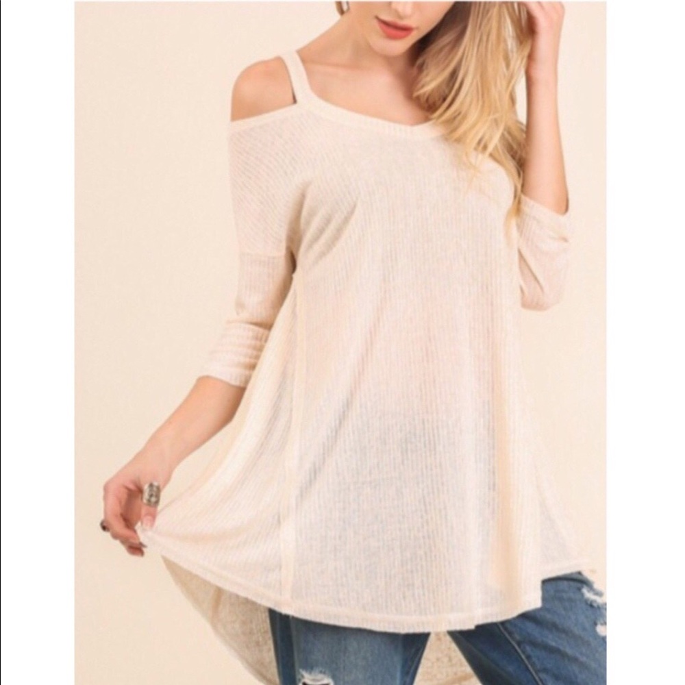 Cold Shoulder Tunic - Picture 2 of 3